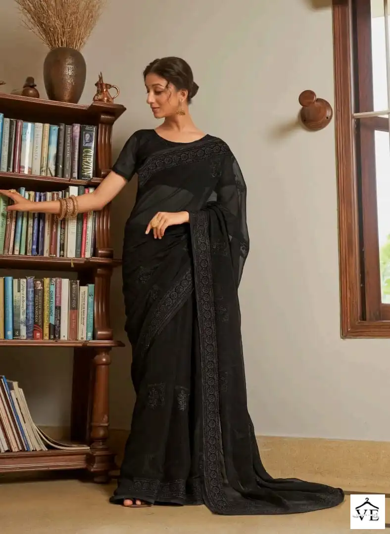 Kalista Rajshree Blooming Shimmer Wholesale Saree Catalog — Wholesale Sarees, MPA wholesale from Surat — view 6