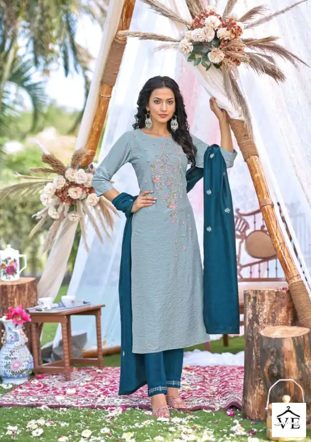 Kalaroop Rangat Cryon Heavy Viscose Wholesale Readymade Suit Catalog — Wholesale Salwar Suits, MPA wholesale from Surat - Gallery Image 5