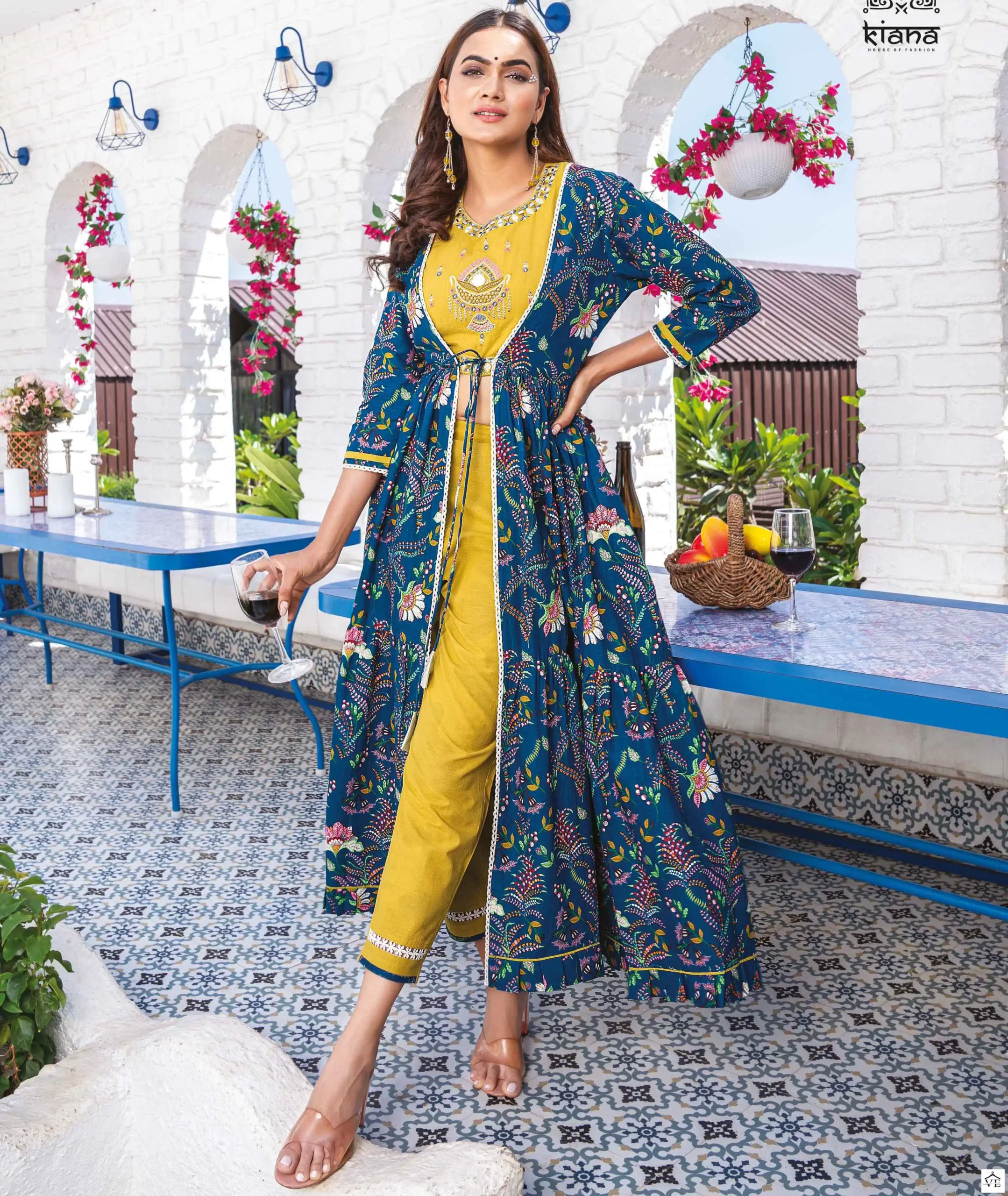 Kiana House Rangrez Pure Cotton Wholesale Readymade Salwar Suit Catalog — Wholesale Salwar Suits, MPA wholesale from Surat — view 1