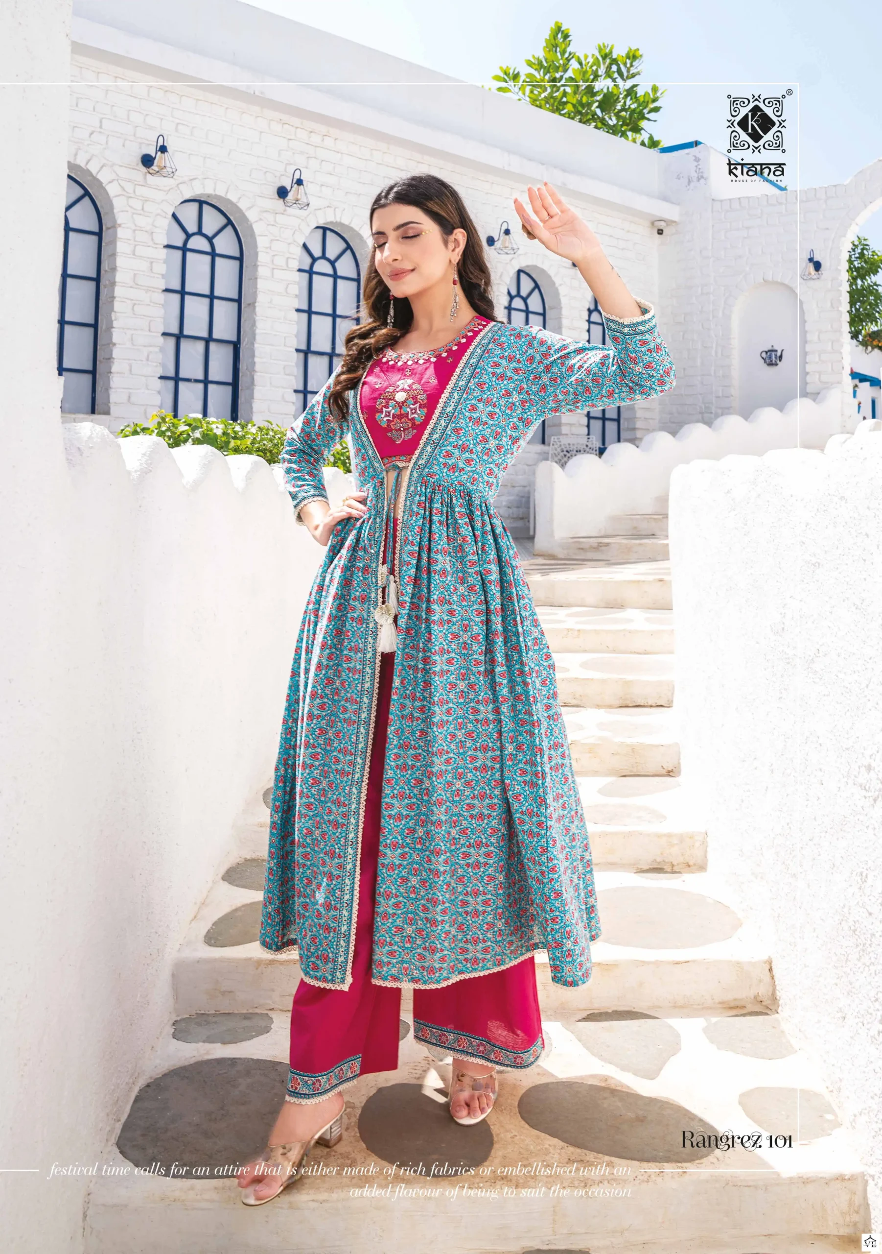 Kiana House Rangrez Pure Cotton Wholesale Readymade Salwar Suit Catalog — Wholesale Salwar Suits, MPA wholesale from Surat - Gallery Image 6