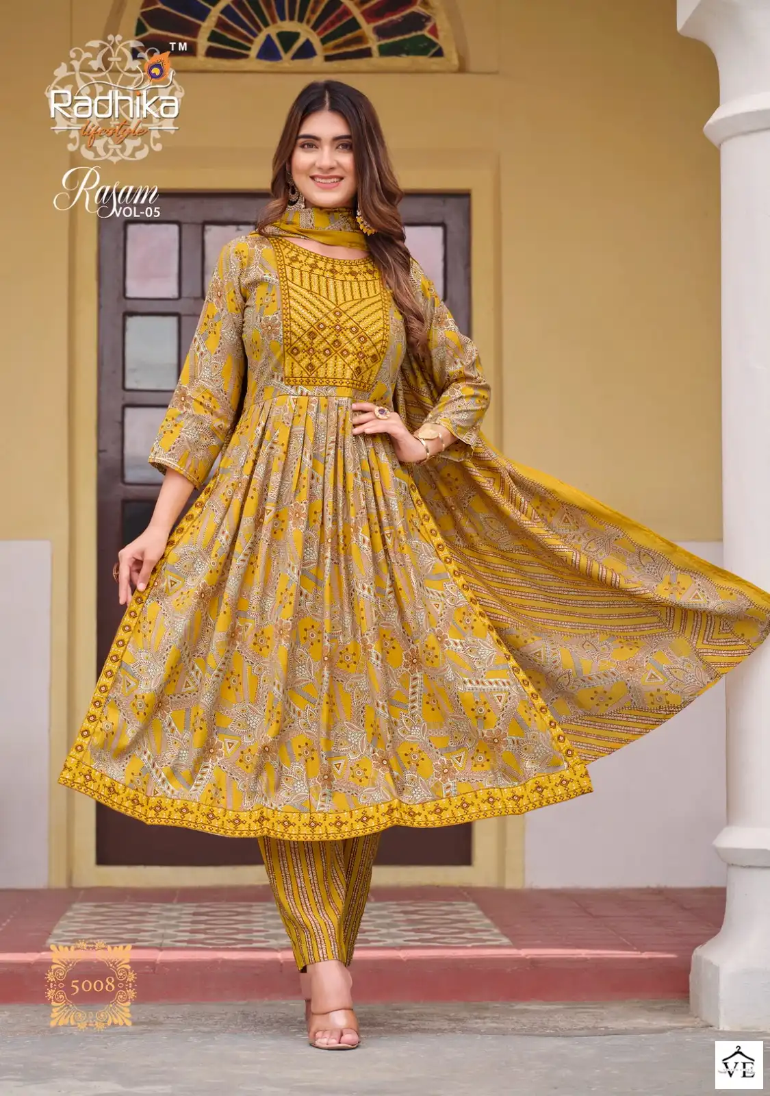 Radhika Life Style Rasam Vol 5 Pure Modal Muslin Wholesale Readymade Suits Catalog — Wholesale Salwar Suits, MPA wholesale from Surat — view 7