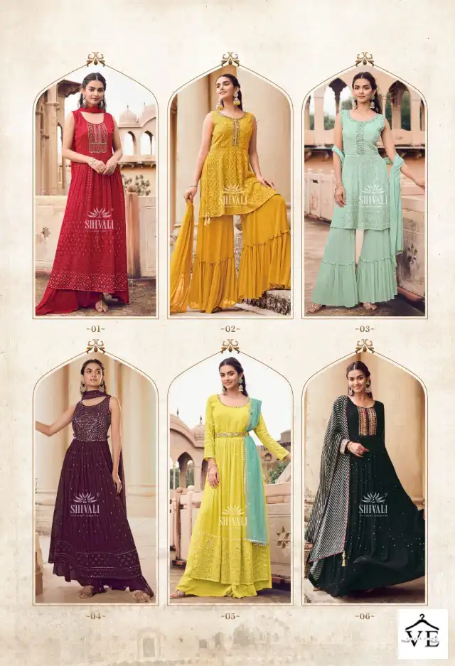 Shivali Raas Fancy Wholesale Designer Readymade Suit Catalog — Wholesale Salwar Suits, MPA wholesale from Surat — view 7