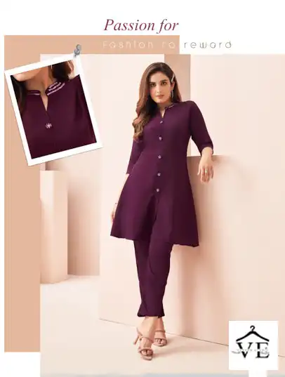 K.F. Ridhi Fancy Wholesale Co-Ord Set Catalog — Wholesale Kurtis, MPA wholesale from Surat — view 4