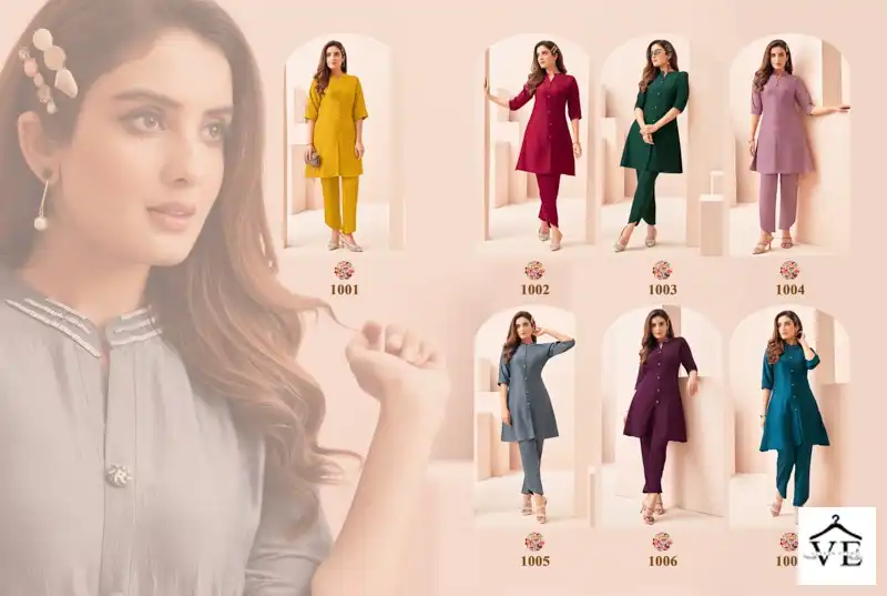 K.F. Ridhi Fancy Wholesale Co-Ord Set Catalog — Wholesale Kurtis, MPA wholesale from Surat — view 8
