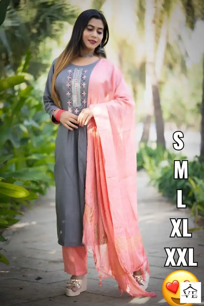 Vardan Ethnic Saanvi Rayon Slub Wholesale Readymade Salwar Suit Catalog — Wholesale Salwar Suits, MPA wholesale from Surat - Gallery Image 2