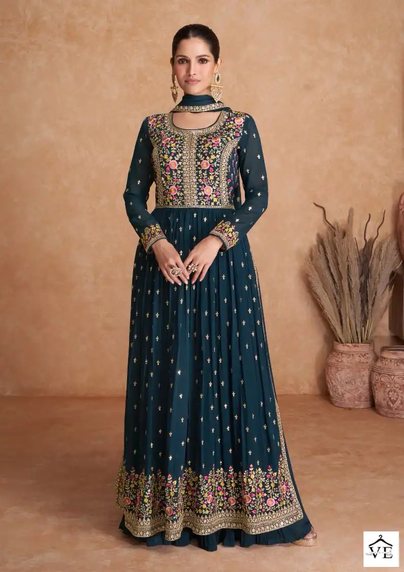 Gulkayra Saawan Blooming Georgett Wholesale Designer Readymade Salwar Suit Catalog — Wholesale Salwar Suits, MPA wholesale from Surat - Gallery Image 5