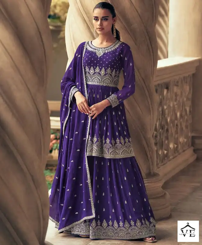 Aashirwad Sadaf Real Georgette Wholesale Readymade Suits Catalog — Wholesale Salwar Suits, Aashirwad Creation wholesale from Surat — view 1