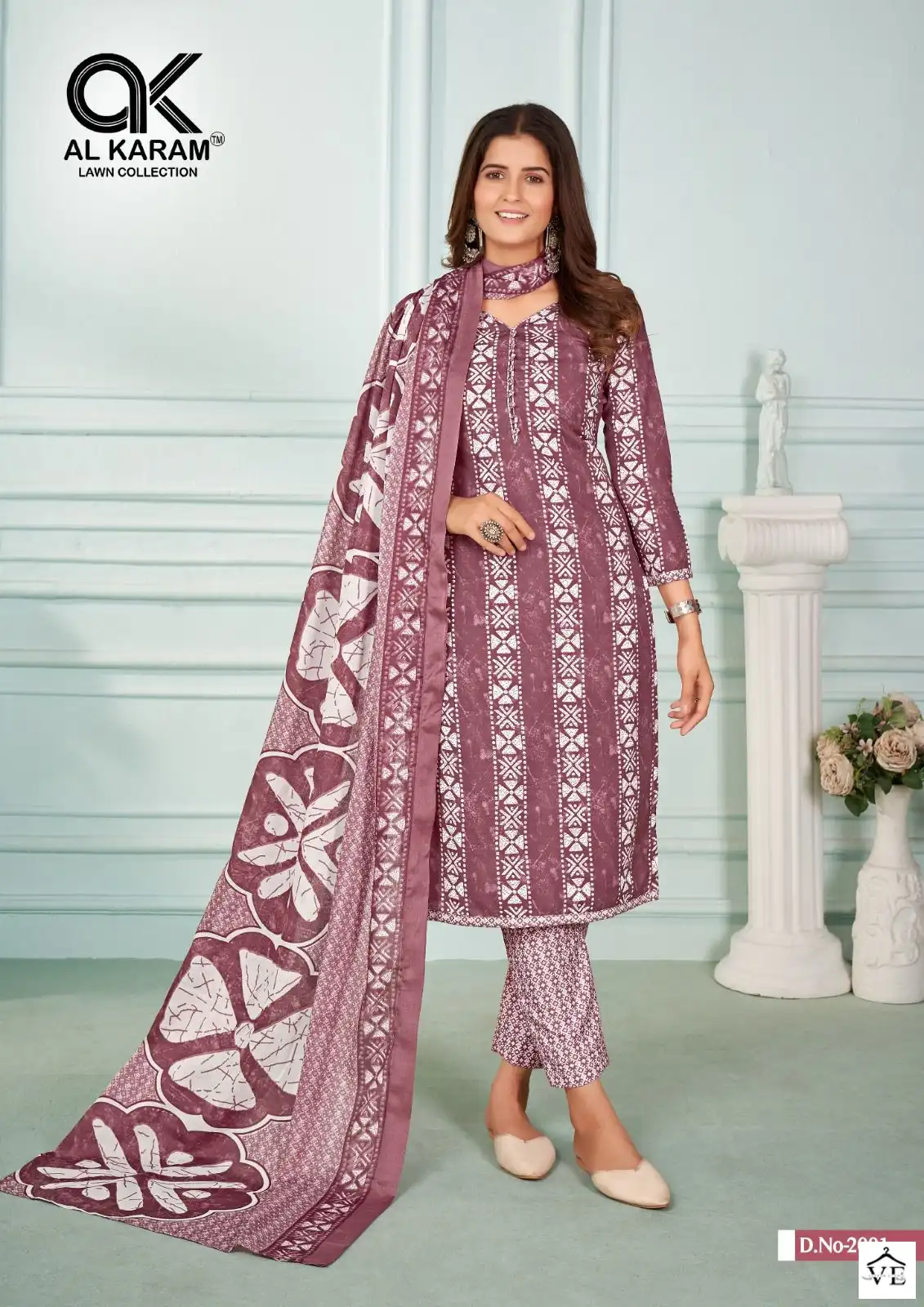 Al Karam Sahiba Vol 2 Cotton Wholesale Pakistani Salwar Suit Catalog — Wholesale Salwar Suits, Alkaram wholesale from Surat - Gallery Image 10