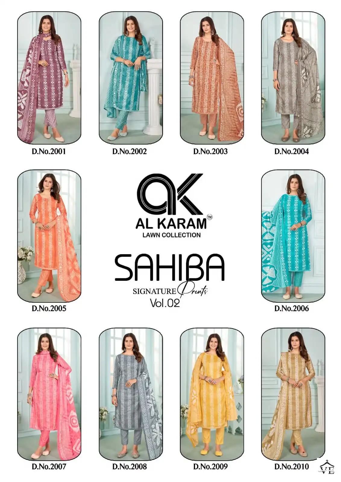 Al Karam Sahiba Vol 2 Cotton Wholesale Pakistani Salwar Suit Catalog — Wholesale Salwar Suits, Alkaram wholesale from Surat — view 11