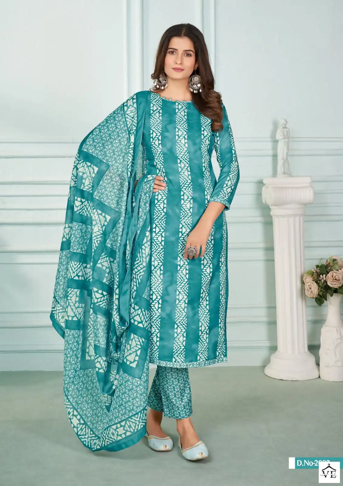 Al Karam Sahiba Vol 2 Cotton Wholesale Pakistani Salwar Suit Catalog — Wholesale Salwar Suits, Alkaram wholesale from Surat - Gallery Image 3