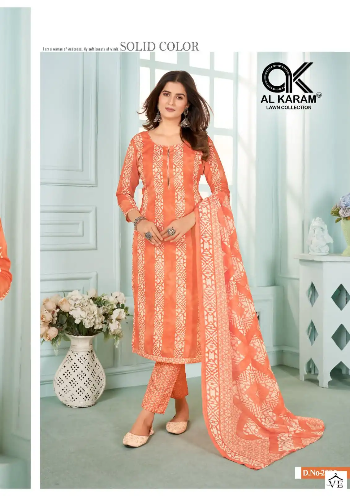 Al Karam Sahiba Vol 2 Cotton Wholesale Pakistani Salwar Suit Catalog — Wholesale Salwar Suits, Alkaram wholesale from Surat - Gallery Image 4