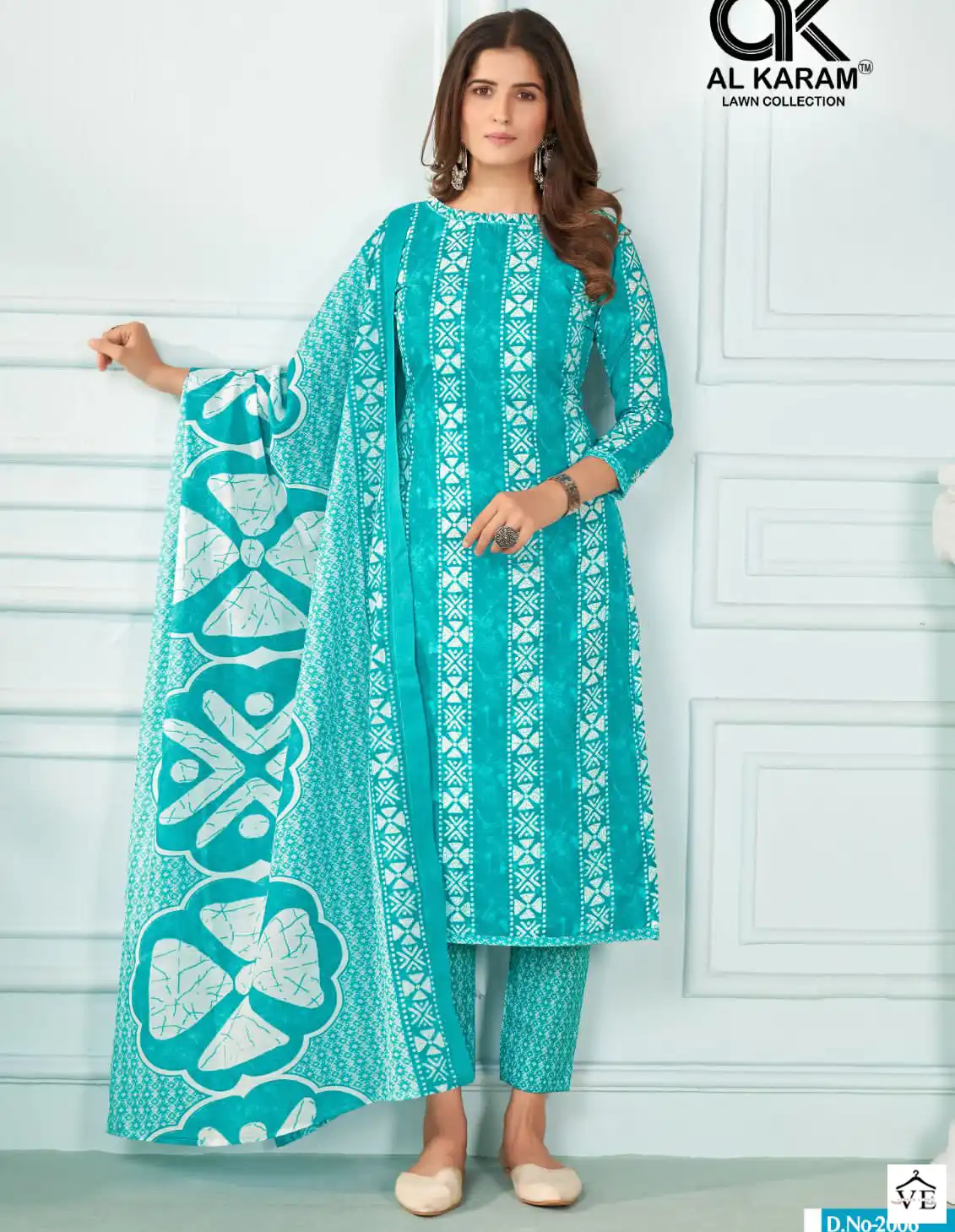 Al Karam Sahiba Vol 2 Cotton Wholesale Pakistani Salwar Suit Catalog — Wholesale Salwar Suits, Alkaram wholesale from Surat — view 1