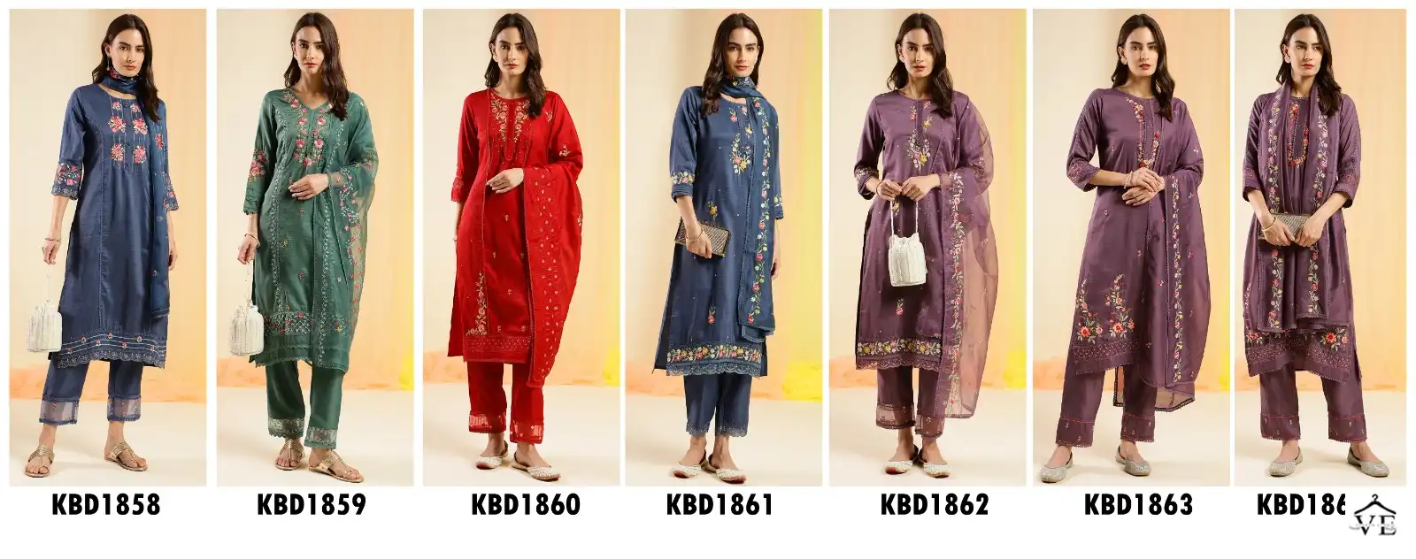 Mahotsav Salimar Vol 10 Chinon Wholesale Readymade Suits Catalog — Wholesale Salwar Suits, MPA wholesale from Surat — view 7