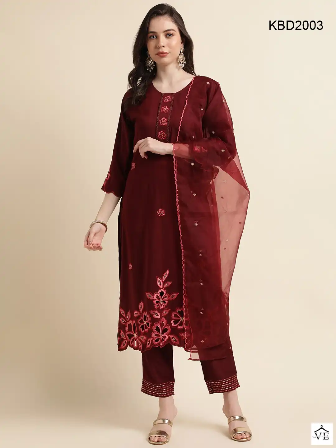 Mahotsav Salimar Vol 11 Chinon Silk Wholesale Readymade Suits Catalog — Wholesale Salwar Suits, MPA wholesale from Surat - Gallery Image 3