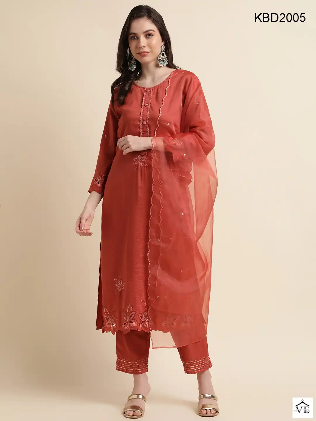 Mahotsav Salimar Vol 11 Chinon Silk Wholesale Readymade Suits Catalog — Wholesale Salwar Suits, MPA wholesale from Surat - Gallery Image 4