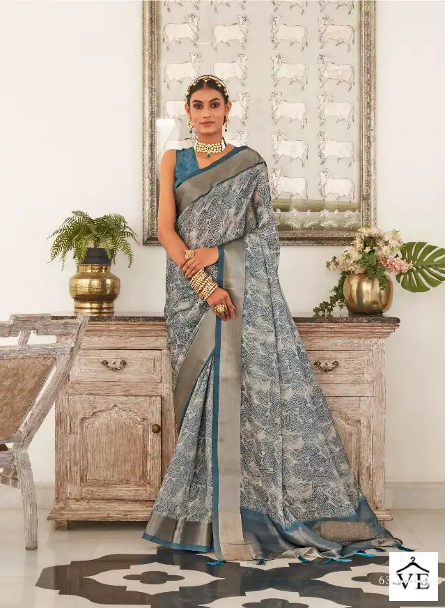 Pankh Sampada Viscose Dola Silk Wholesale Saree Catalog — Wholesale Sarees, MPA wholesale from Surat - Gallery Image 8