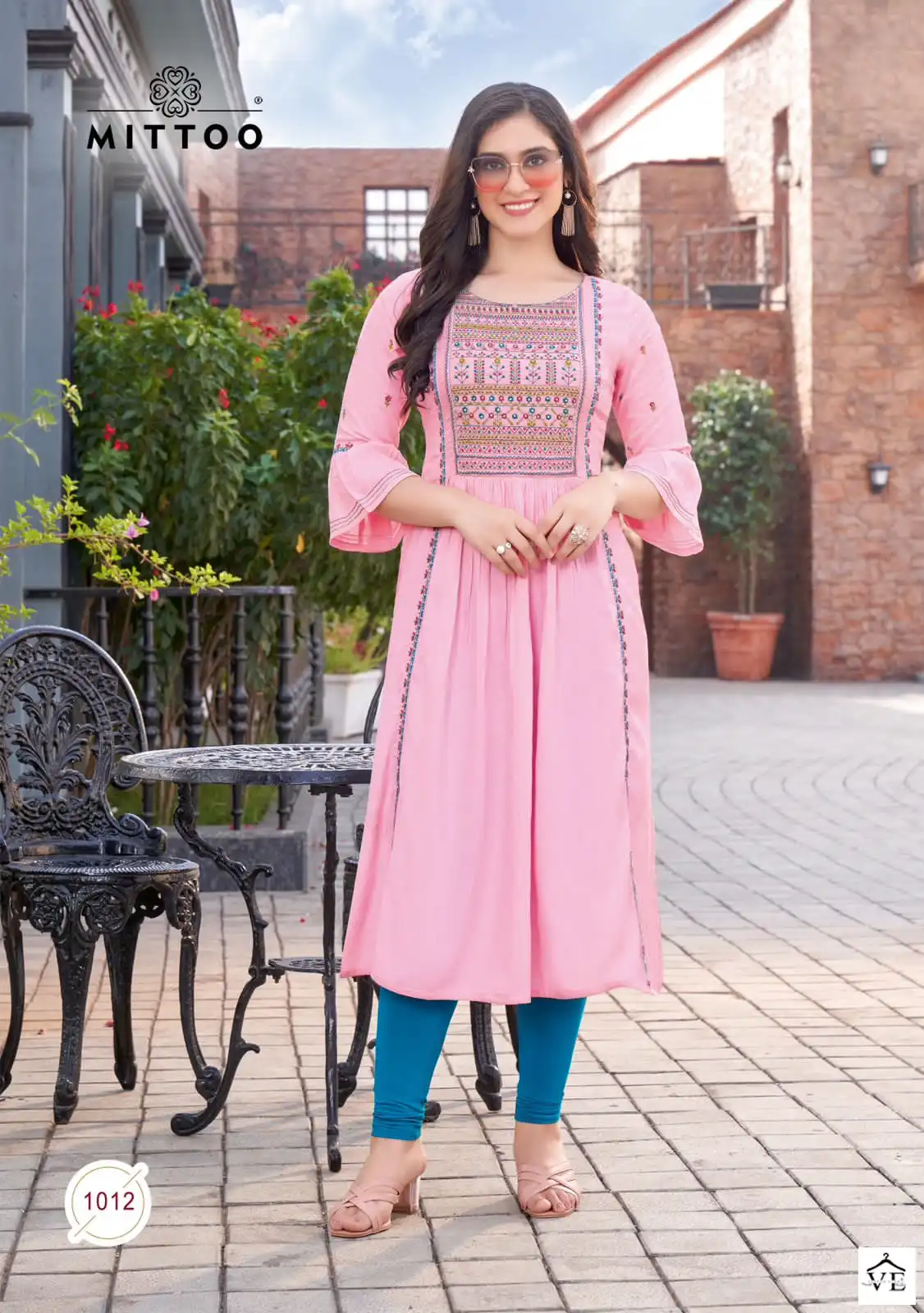 Mittoo Sargam Vol 2 Wrinkle Rayon Wholesale Kurti Catalog — Wholesale Kurtis, Mittoo wholesale from Surat - Gallery Image 5