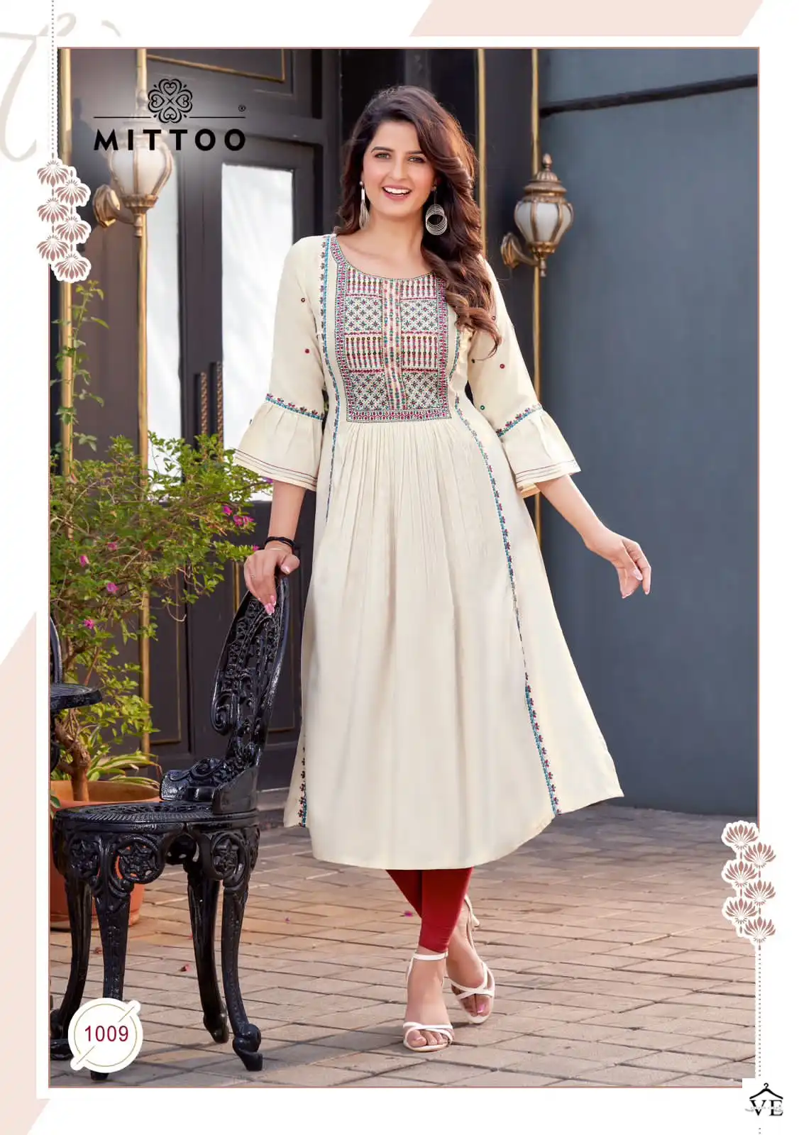 Mittoo Sargam Vol 2 Wrinkle Rayon Wholesale Kurti Catalog — Wholesale Kurtis, Mittoo wholesale from Surat - Gallery Image 6