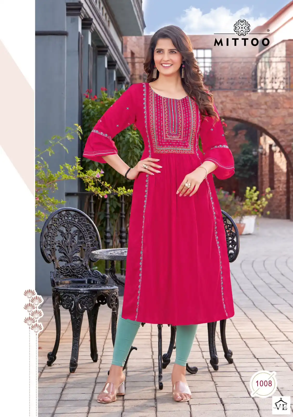 Mittoo Sargam Vol 2 Wrinkle Rayon Wholesale Kurti Catalog — Wholesale Kurtis, Mittoo wholesale from Surat - Gallery Image 2