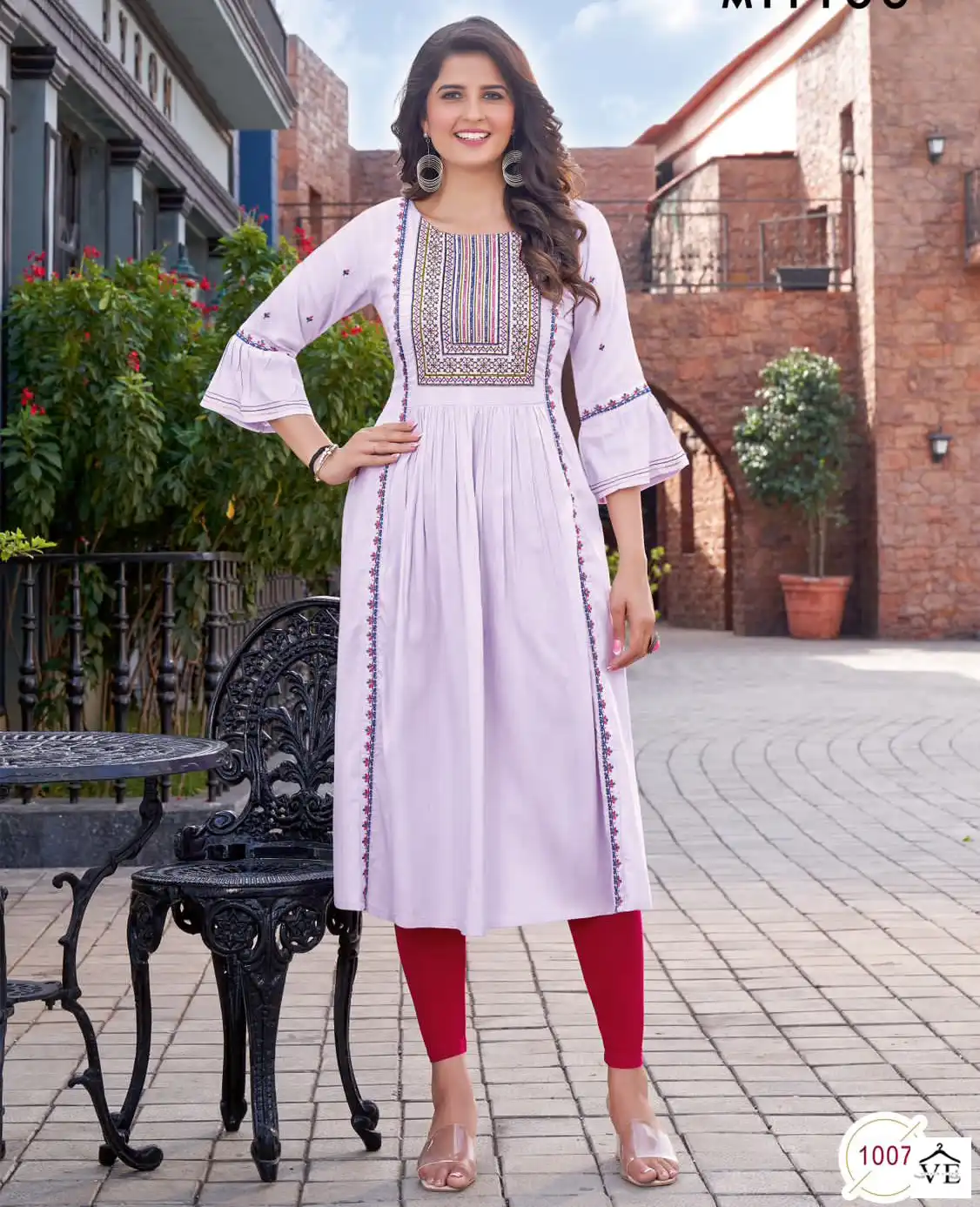 Mittoo Sargam Vol 2 Wrinkle Rayon Wholesale Kurti Catalog — Wholesale Kurtis, Mittoo wholesale from Surat — view 1