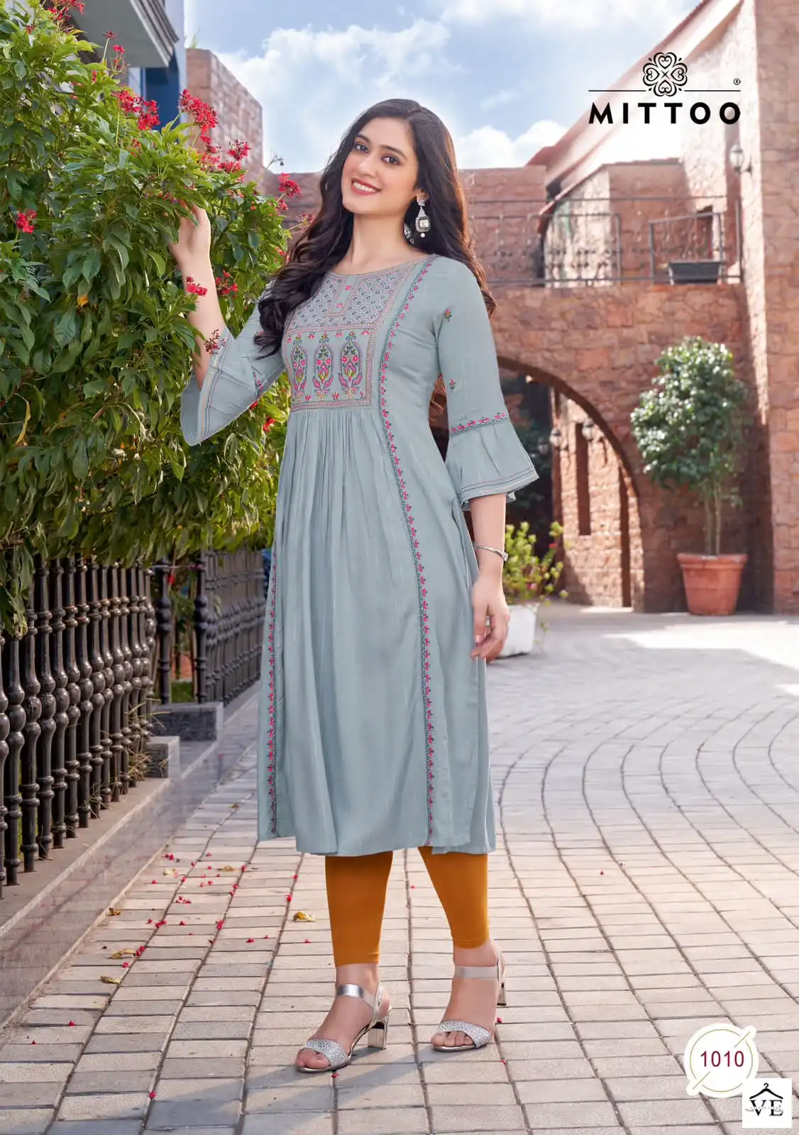 Mittoo Sargam Vol 2 Wrinkle Rayon Wholesale Kurti Catalog — Wholesale Kurtis, Mittoo wholesale from Surat - Gallery Image 3