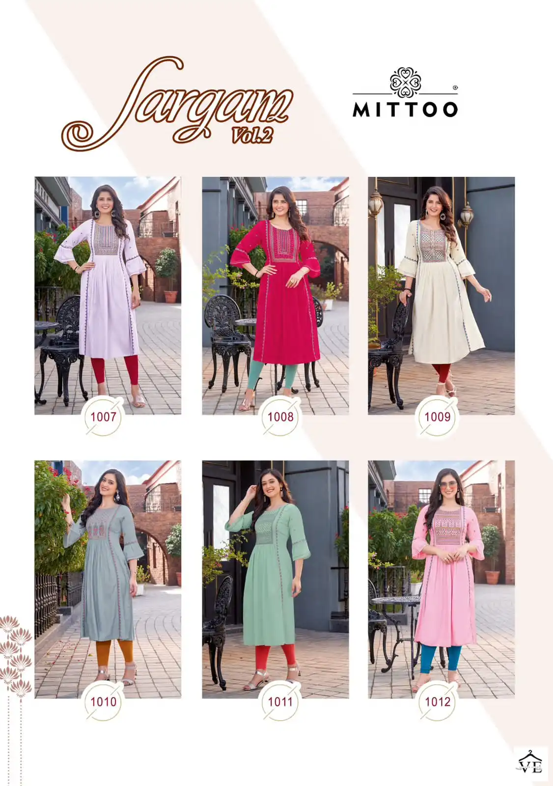 Mittoo Sargam Vol 2 Wrinkle Rayon Wholesale Kurti Catalog — Wholesale Kurtis, Mittoo wholesale from Surat — view 7