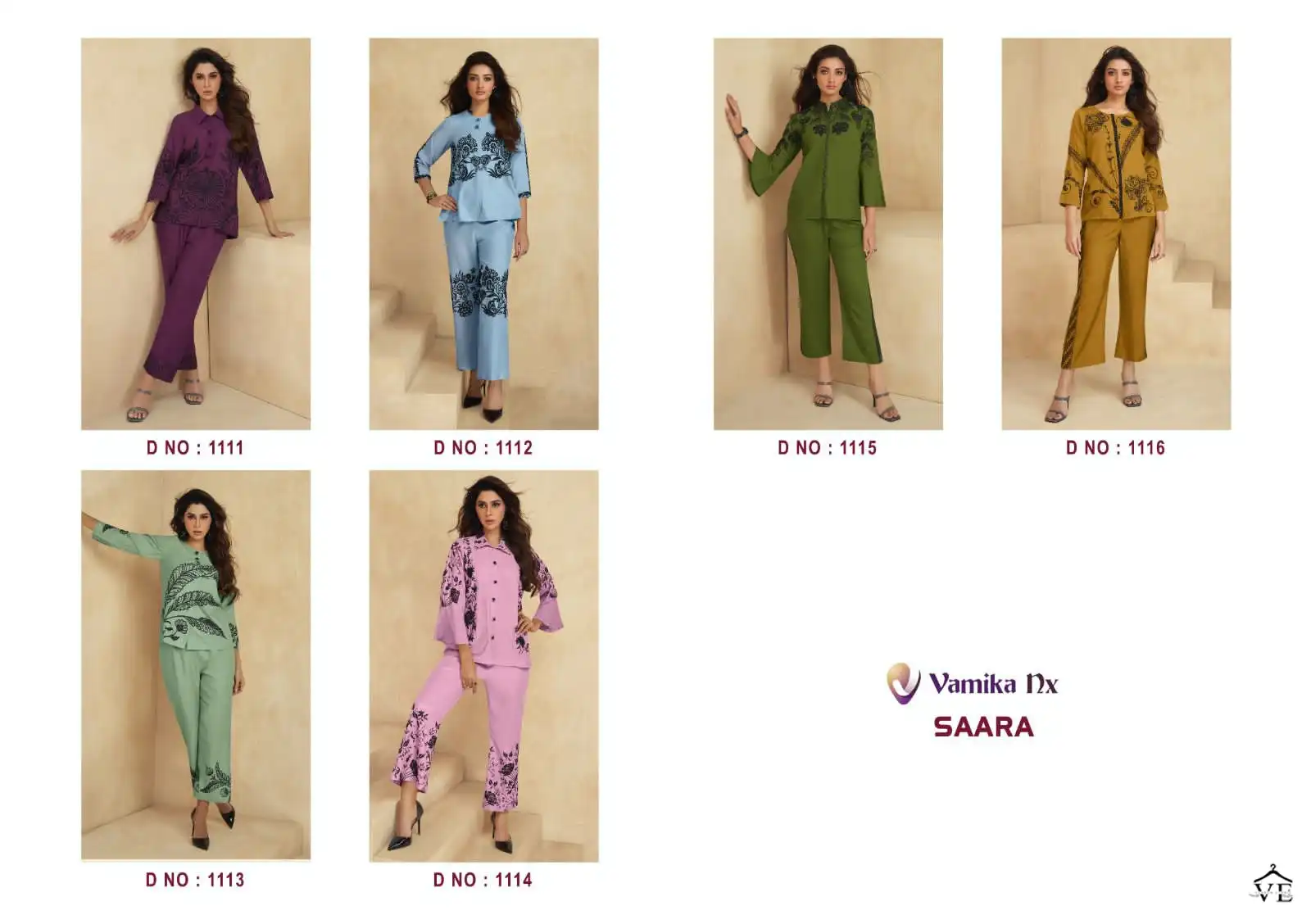 Vamika Nx Sarra Heavy Rayon Wholesale Co-Ord Set Catalog — Wholesale Kurtis, MPA wholesale from Surat — view 7