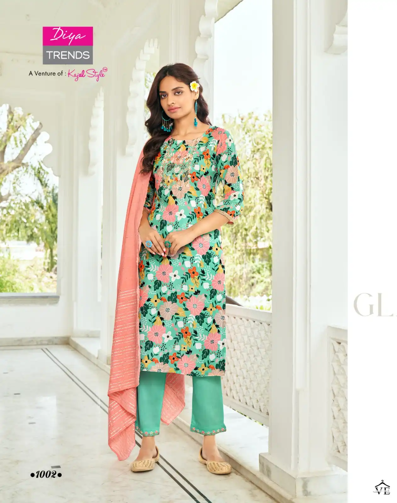 Diya Trends Sawariya Vol 1 Muslin Wholesale Readymade Suits Catalog — Wholesale Salwar Suits, Diya Trends wholesale from Surat - Gallery Image 4