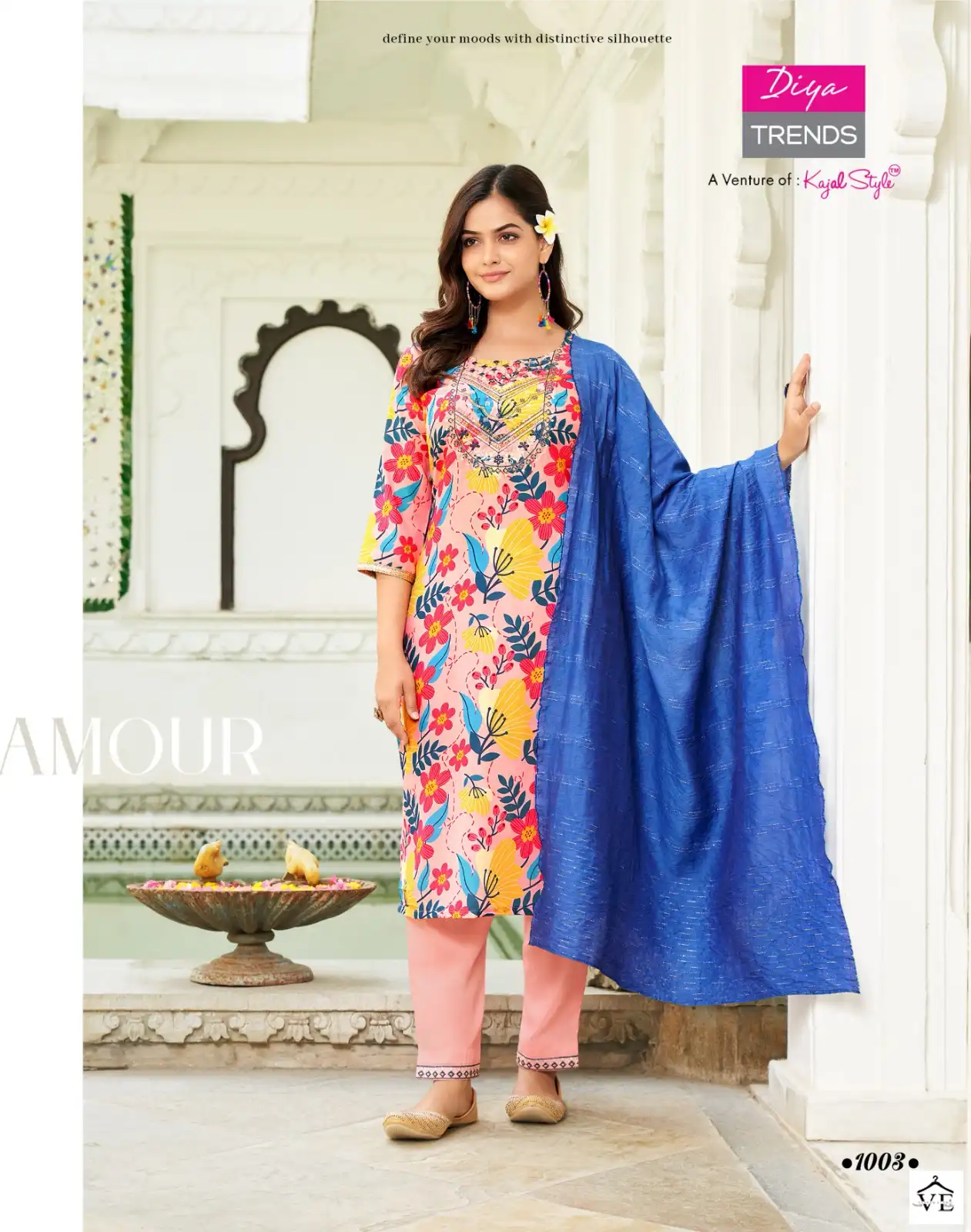 Diya Trends Sawariya Vol 1 Muslin Wholesale Readymade Suits Catalog — Wholesale Salwar Suits, Diya Trends wholesale from Surat - Gallery Image 5
