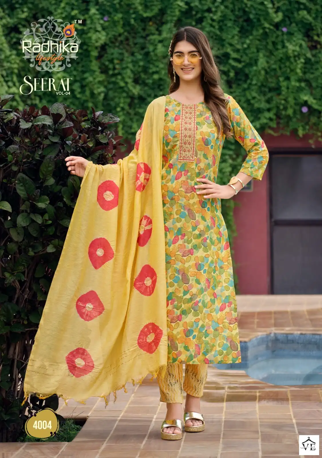 Radhika Lifestyle Seerat Vol4 Rayon Capsule Foil Print Wholesale Readymade Salwar Suit Catalog — Wholesale Salwar Suits, MPA wholesale from Surat - Gallery Image 4