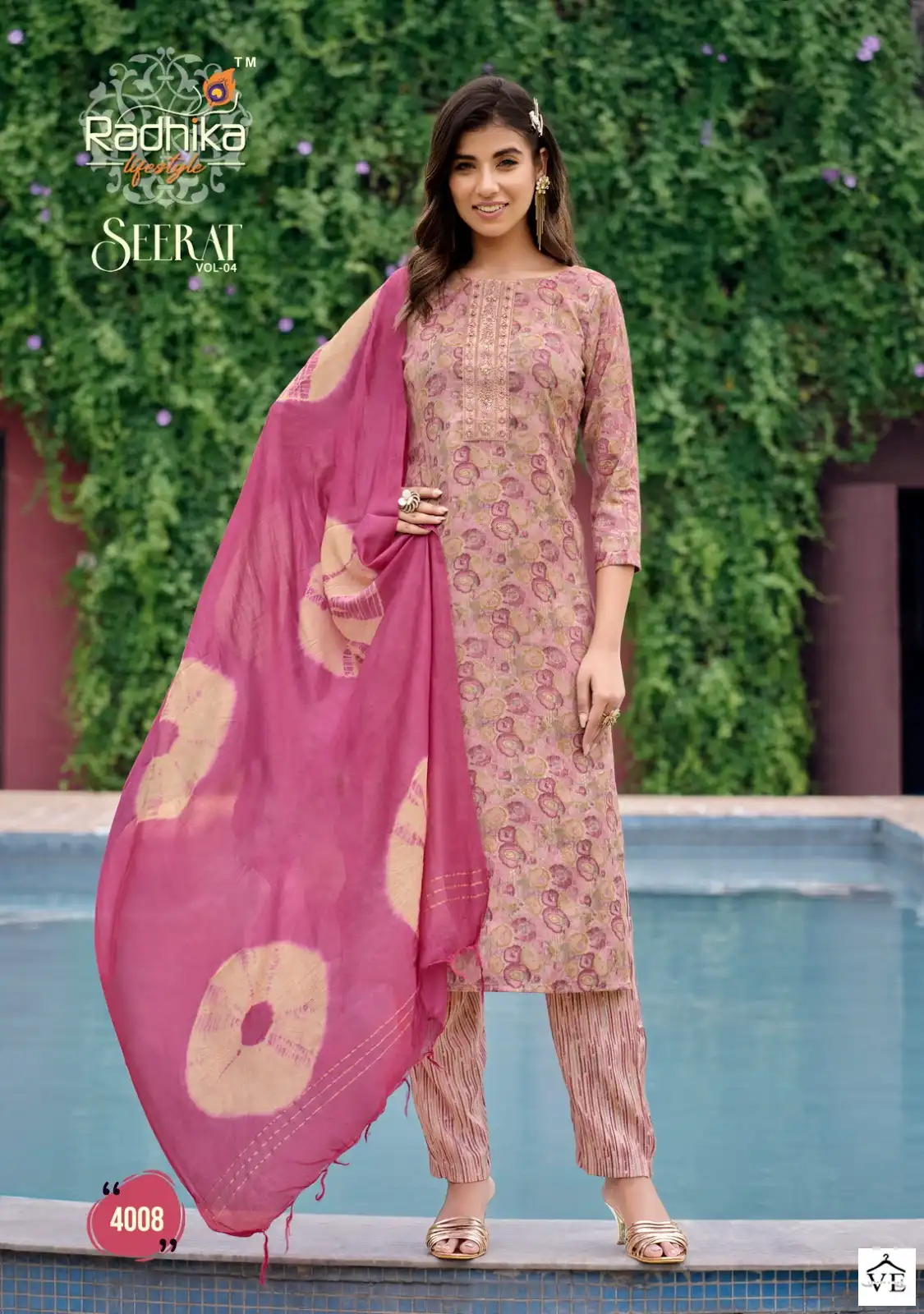 Radhika Lifestyle Seerat Vol4 Rayon Capsule Foil Print Wholesale Readymade Salwar Suit Catalog — Wholesale Salwar Suits, MPA wholesale from Surat - Gallery Image 8