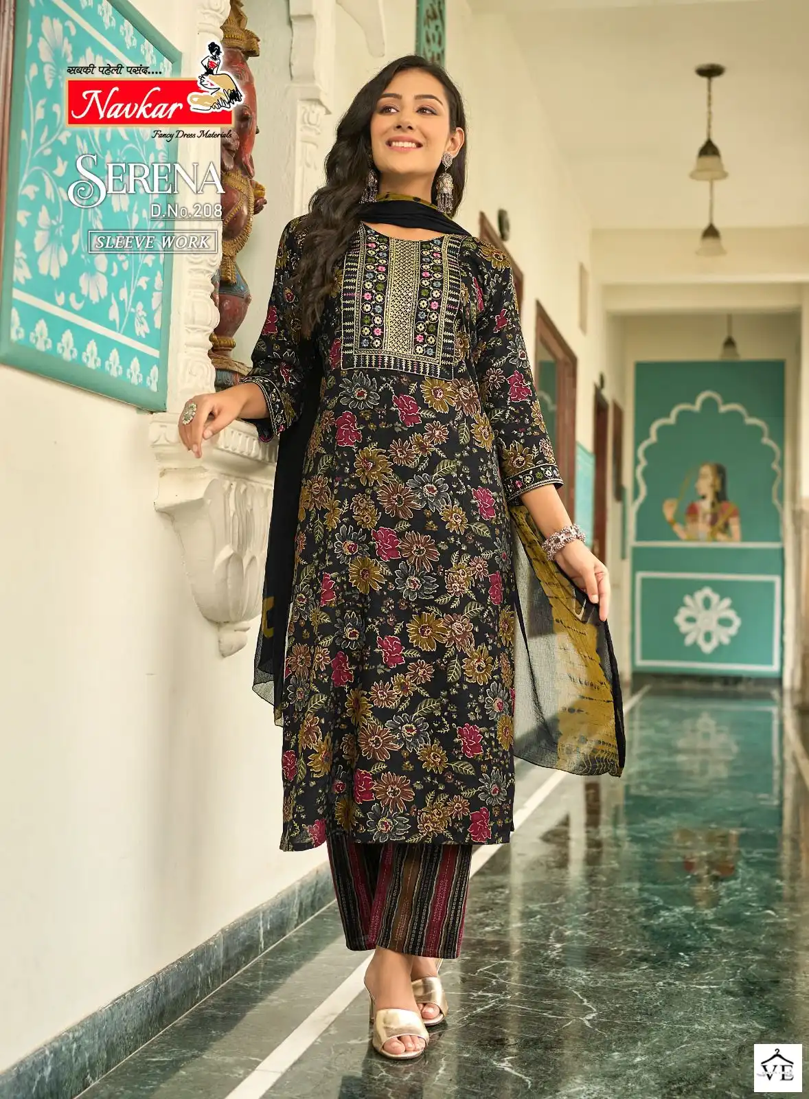 Navkar Serena Vol 2 Rayon Wholesale Readymade Suit Catalog — Wholesale Salwar Suits, MPA wholesale from Surat - Gallery Image 3