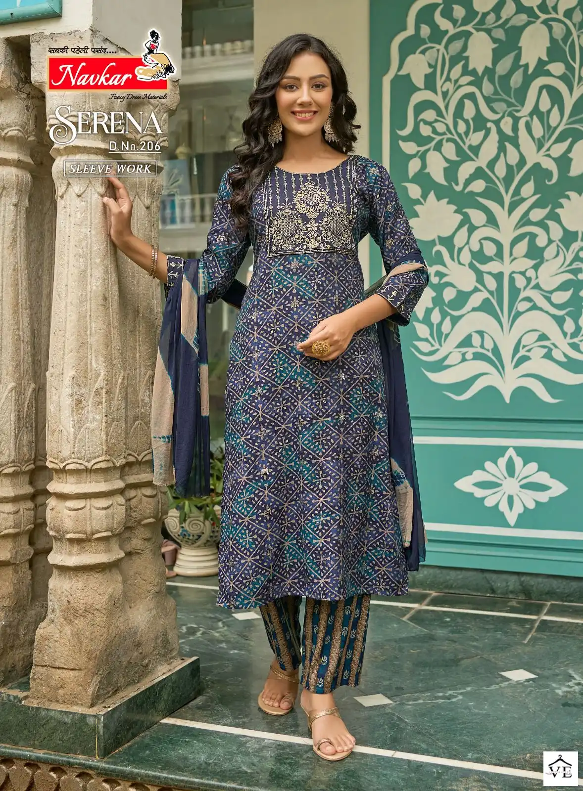 Navkar Serena Vol 2 Rayon Wholesale Readymade Suit Catalog — Wholesale Salwar Suits, MPA wholesale from Surat - Gallery Image 7