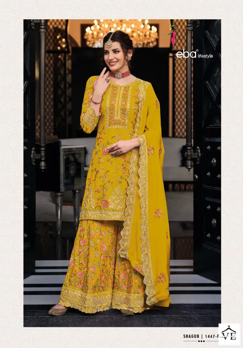 Eba Lifestyle Shagun Color Edition-6 Premium Silk Wholesale Readymade Suits Catalog — Wholesale Salwar Suits, Eba Lifestyle wholesale from Surat - Gallery Image 3