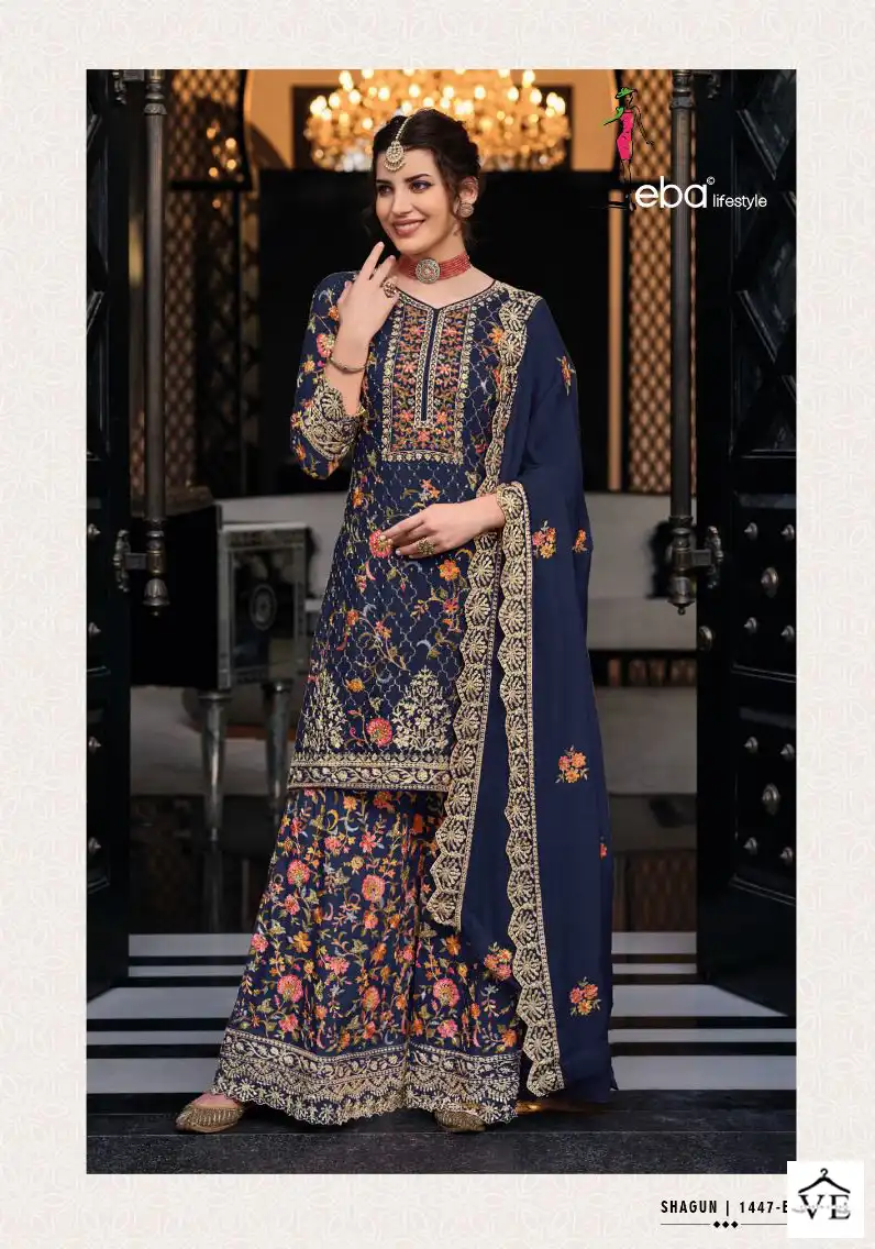 Eba Lifestyle Shagun Color Edition-6 Premium Silk Wholesale Readymade Suits Catalog — Wholesale Salwar Suits, Eba Lifestyle wholesale from Surat - Gallery Image 6