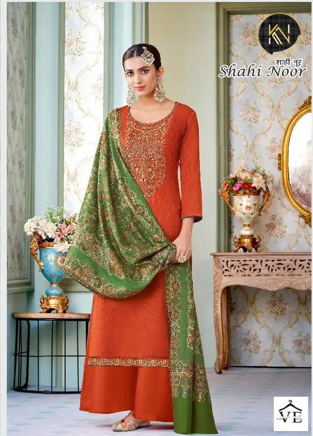 Alok Suits Kulnidhi Shahi Noor Pure Viscose Pashmina Wholesale Winter Wear Salwar Suit Catalog — Wholesale Salwar Suits, MPA wholesale from Surat - Gallery Image 2