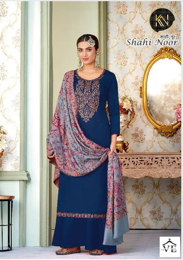 Alok Suits Kulnidhi Shahi Noor Pure Viscose Pashmina Wholesale Winter Wear Salwar Suit Catalog — Wholesale Salwar Suits, MPA wholesale from Surat - Gallery Image 4