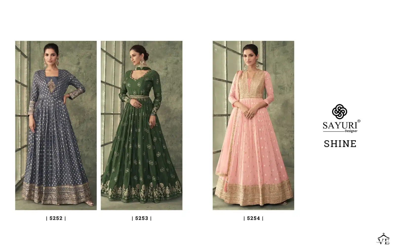 Sayuri Shine Pure Viscose Silk Wholesale Designer Readymade Suit Catalog — Wholesale Salwar Suits, Sayuri Designer wholesale from Surat — view 4