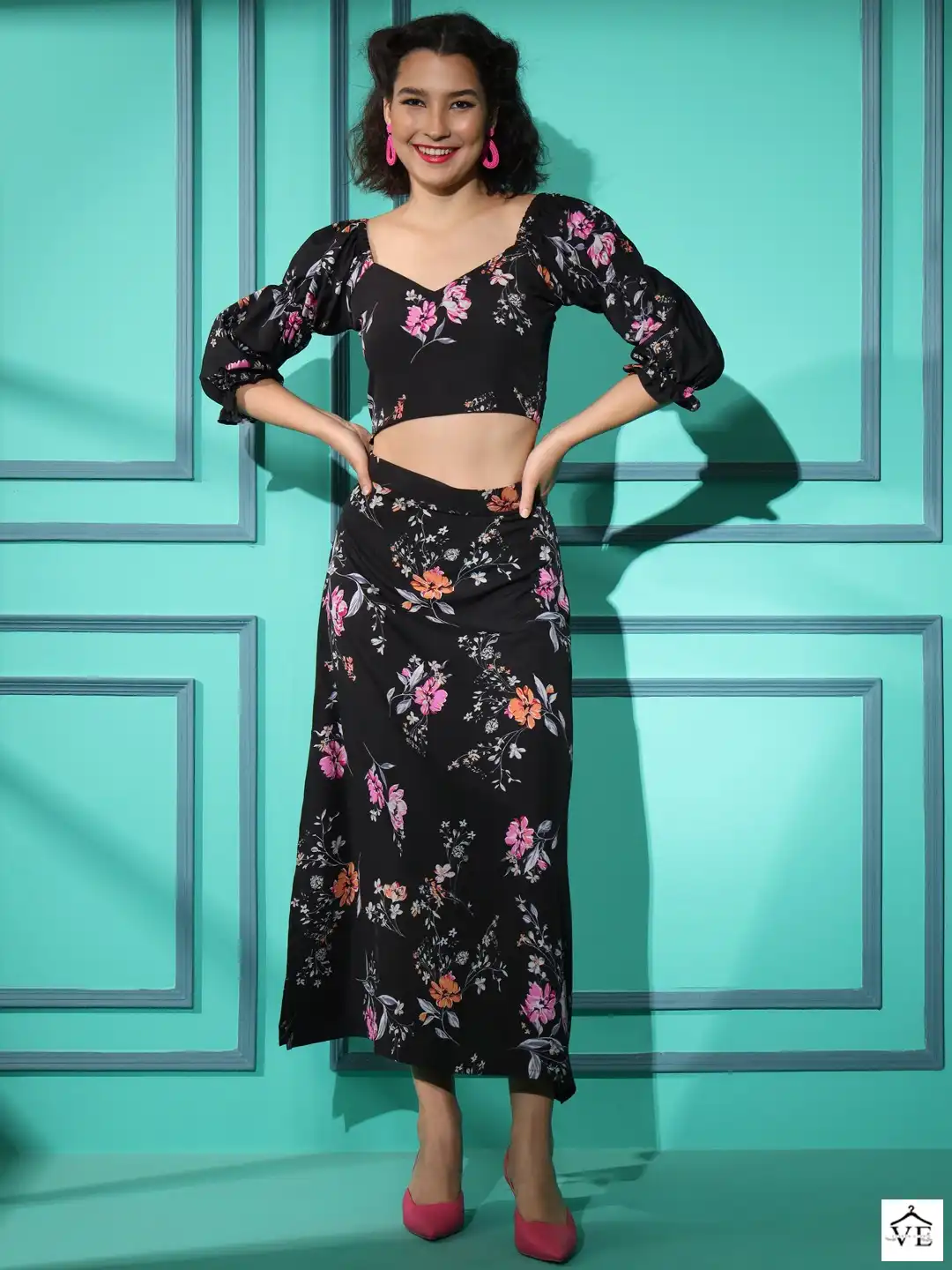 Mahotsav Shivani Vol 7 Crepe Wholesale Co-Ord Set Catalog — Wholesale Kurtis, MPA wholesale from Surat — view 5