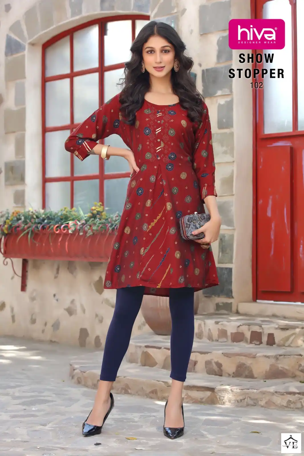 Hiva Show Stopper Muslin Wholesale Tunic Catalog — Wholesale Kurtis, MPA wholesale from Surat — view 6