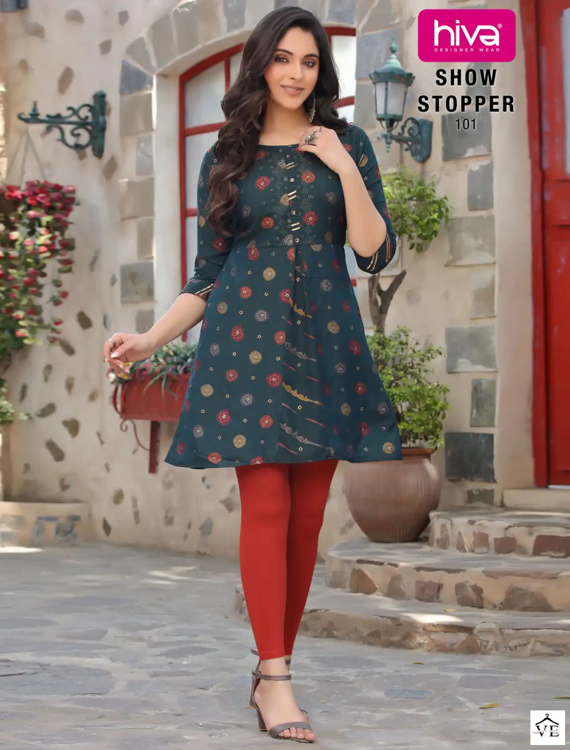 Hiva Show Stopper Muslin Wholesale Tunic Catalog — Wholesale Kurtis, MPA wholesale from Surat — view 1