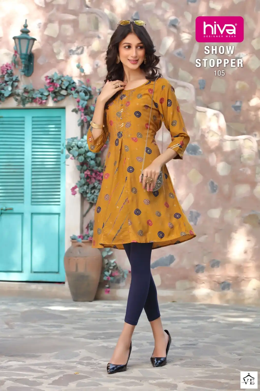 Hiva Show Stopper Muslin Wholesale Tunic Catalog — Wholesale Kurtis, MPA wholesale from Surat — view 3