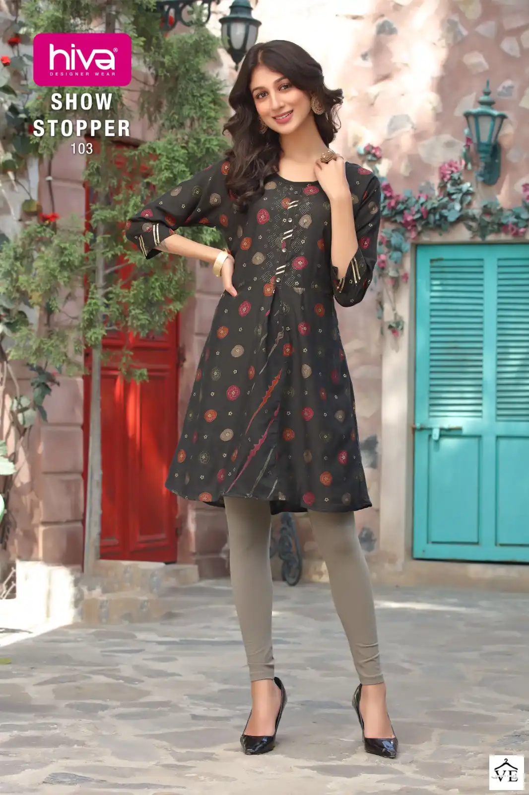 Hiva Show Stopper Muslin Wholesale Tunic Catalog — Wholesale Kurtis, MPA wholesale from Surat — view 4
