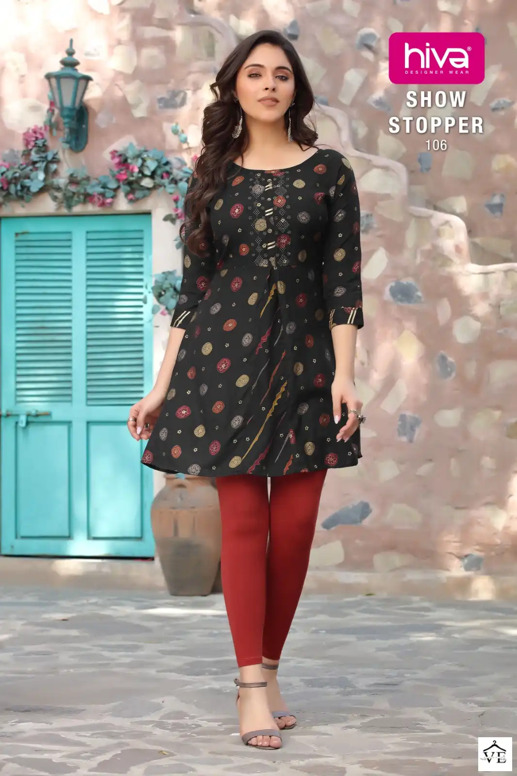 Hiva Show Stopper Muslin Wholesale Tunic Catalog — Wholesale Kurtis, MPA wholesale from Surat — view 5