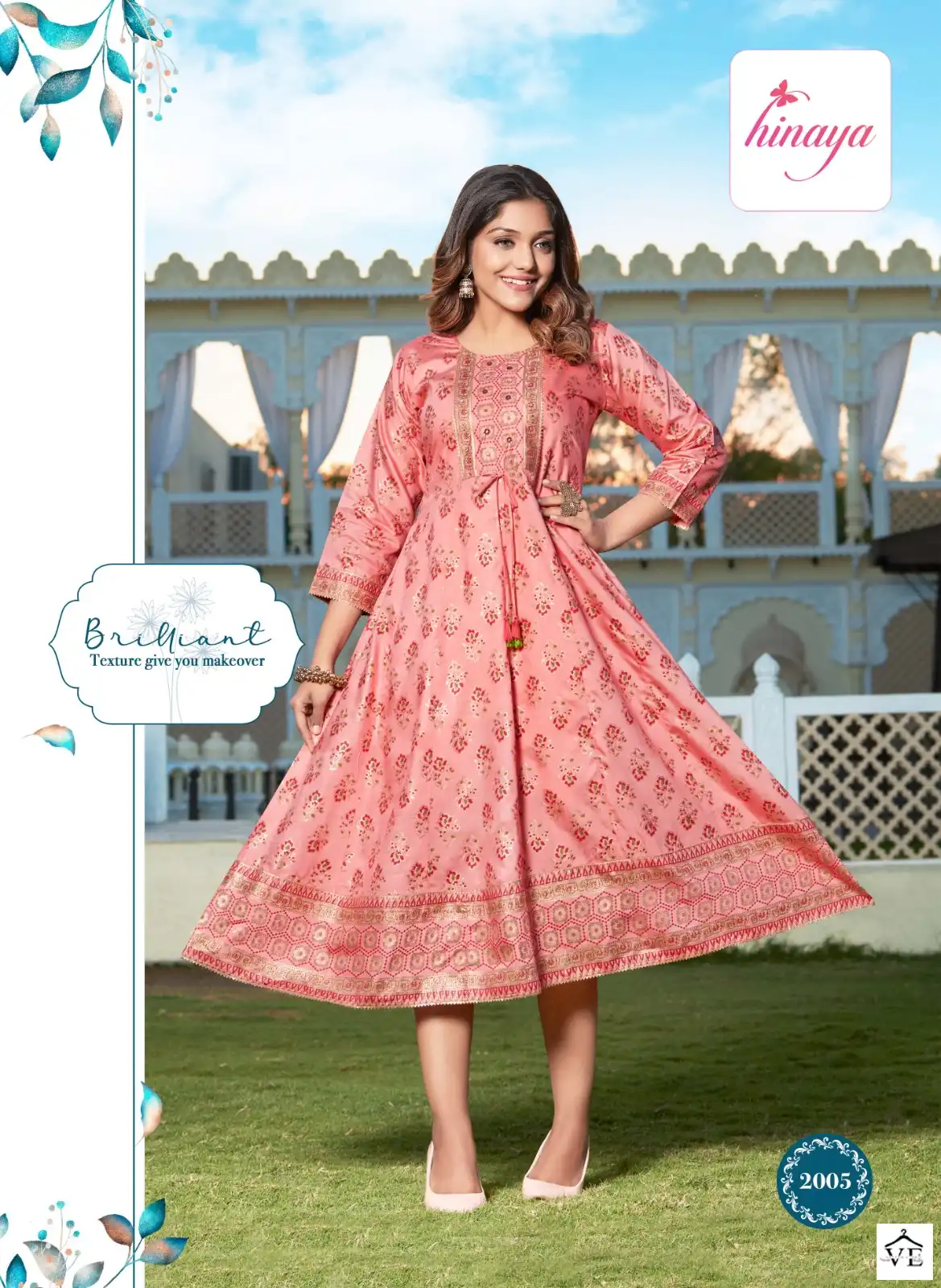 Hinaya Sia Vol-2 Silk Chanderi Wholesale Readymade Suits Catalog — Wholesale Kurtis, MPA wholesale from Surat - Gallery Image 7