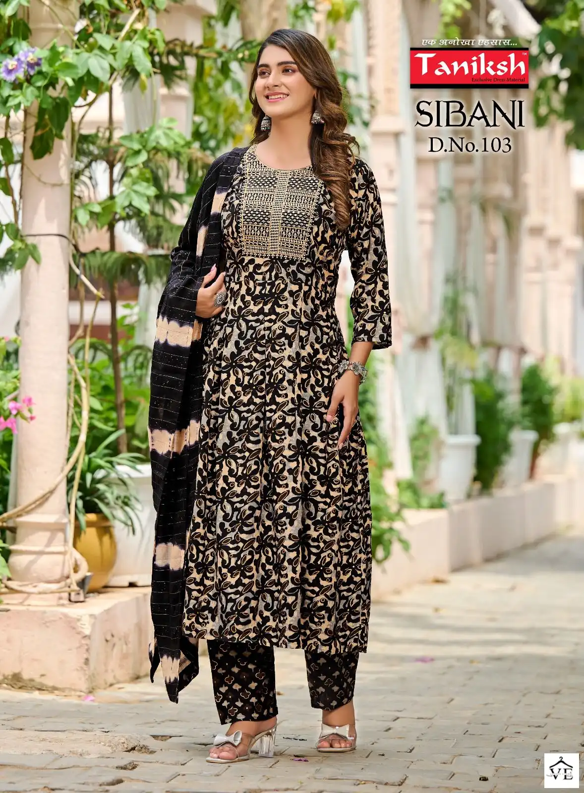 Taniksh Sibani Rayon Print Wholesale Readymade Salwar Suit Catalog — Wholesale Salwar Suits, MPA wholesale from Surat - Gallery Image 6