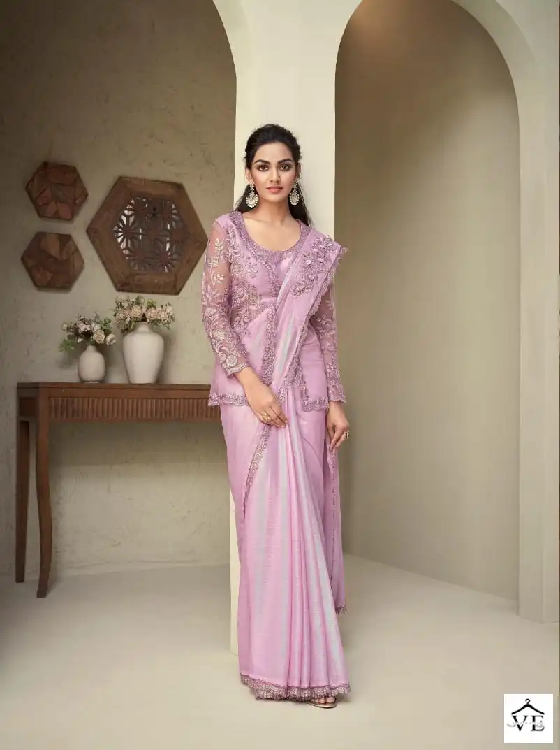 TFH Silver Screen Vol 18 Shimmer Silk Wholesale Designer Saree Catalog — Wholesale Sarees, MPA wholesale from Surat — view 19