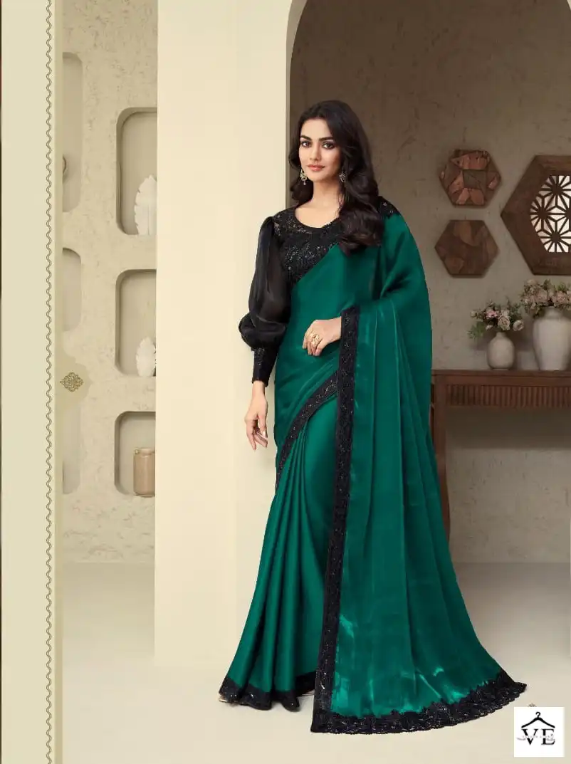 TFH Silver Screen Vol 18 Shimmer Silk Wholesale Designer Saree Catalog — Wholesale Sarees, MPA wholesale from Surat - Gallery Image 6