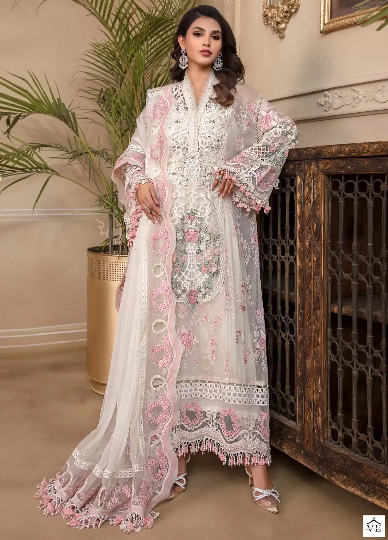 Simra D No 23 Faux Georgette Wholesale Pakistani Suit Catalog — Wholesale Salwar Suits, MPA wholesale from Surat — view 1