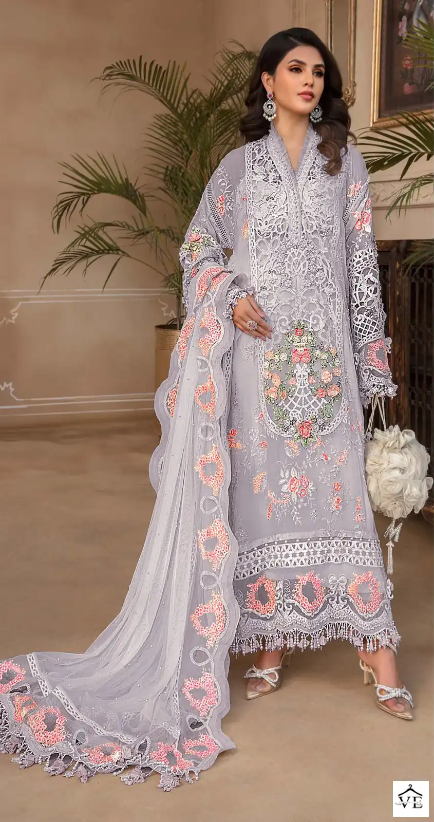 Simra D No 23 Faux Georgette Wholesale Pakistani Suit Catalog — Wholesale Salwar Suits, MPA wholesale from Surat - Gallery Image 3